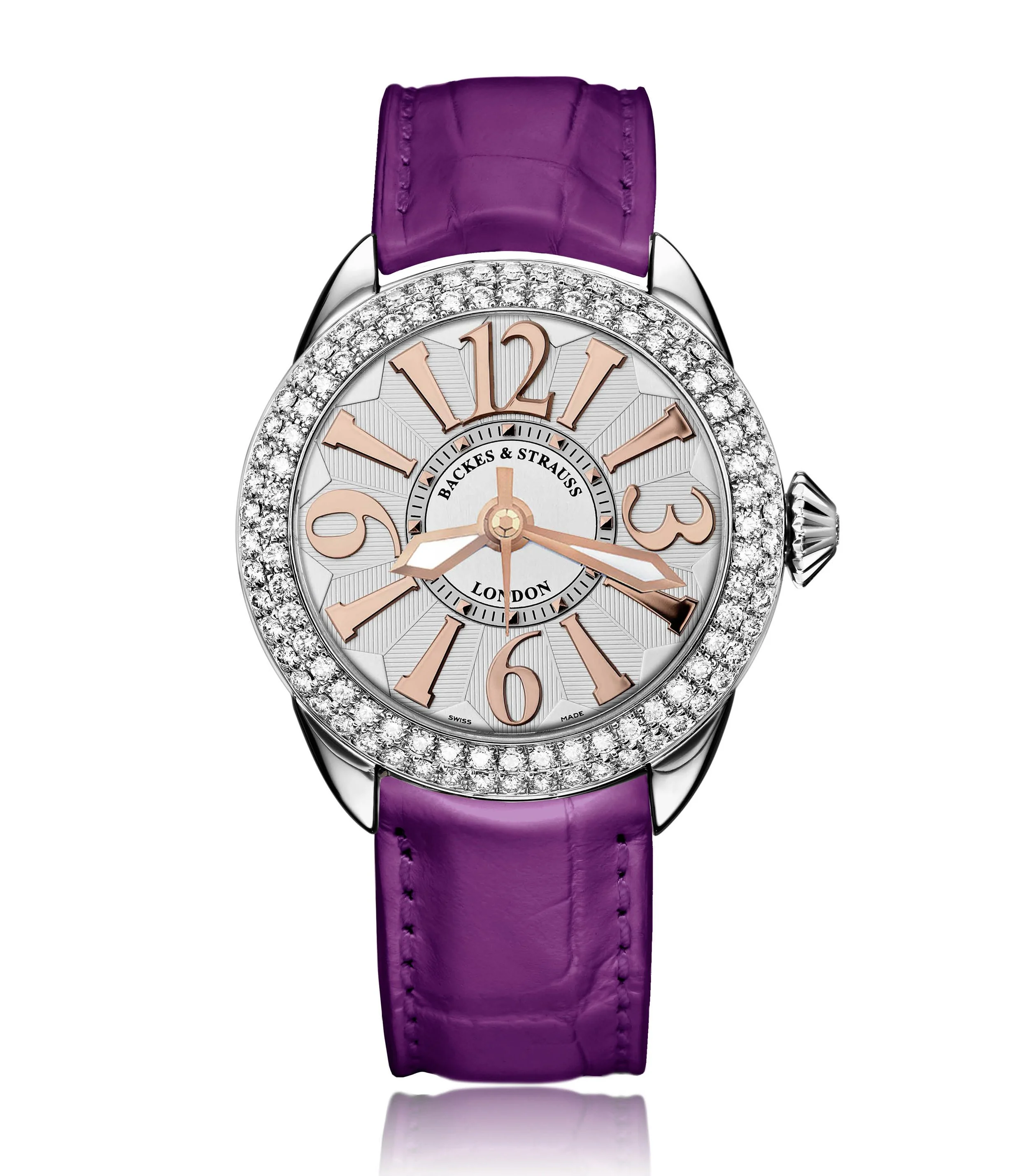 Piccadilly 37 Steel 37 mm Round Stainless Steel Luxury Swiss